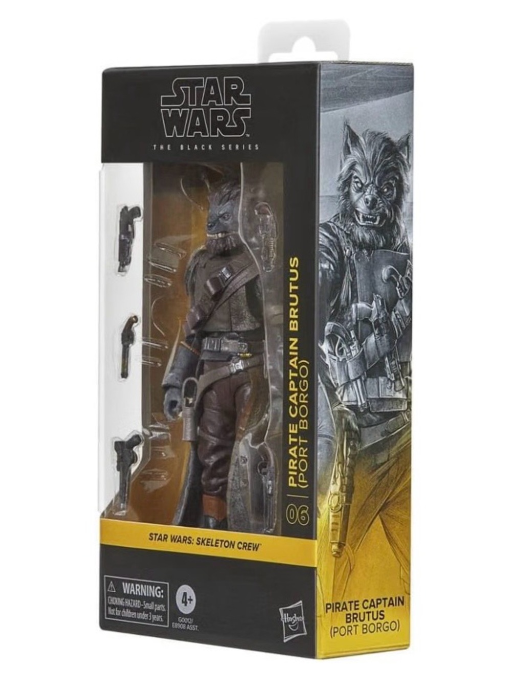 Hasbro Star Wars Pirate Captain Brutus Figure - Black, Brown, Yellow